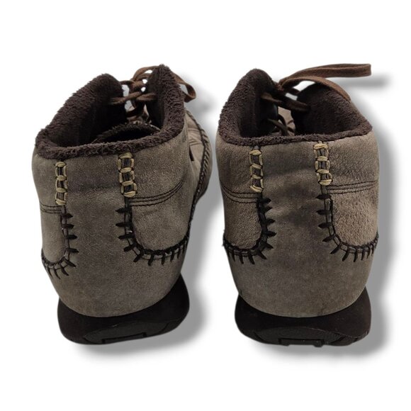 Skechers Bikers Totem Pole Chukka Boot Womens 9.5 Chocolate Suede Relaxed Fit - Picture 6 of 9